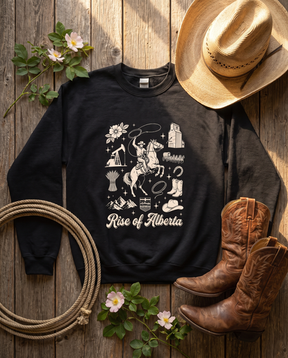 Rise of Alberta Western Sweatshirt | Cowboy Crewneck