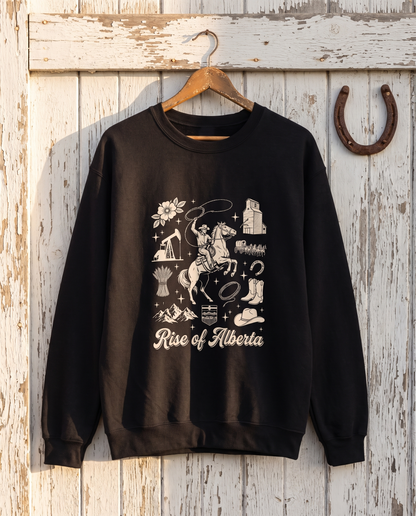 Rise of Alberta Western Sweatshirt | Cowboy Crewneck