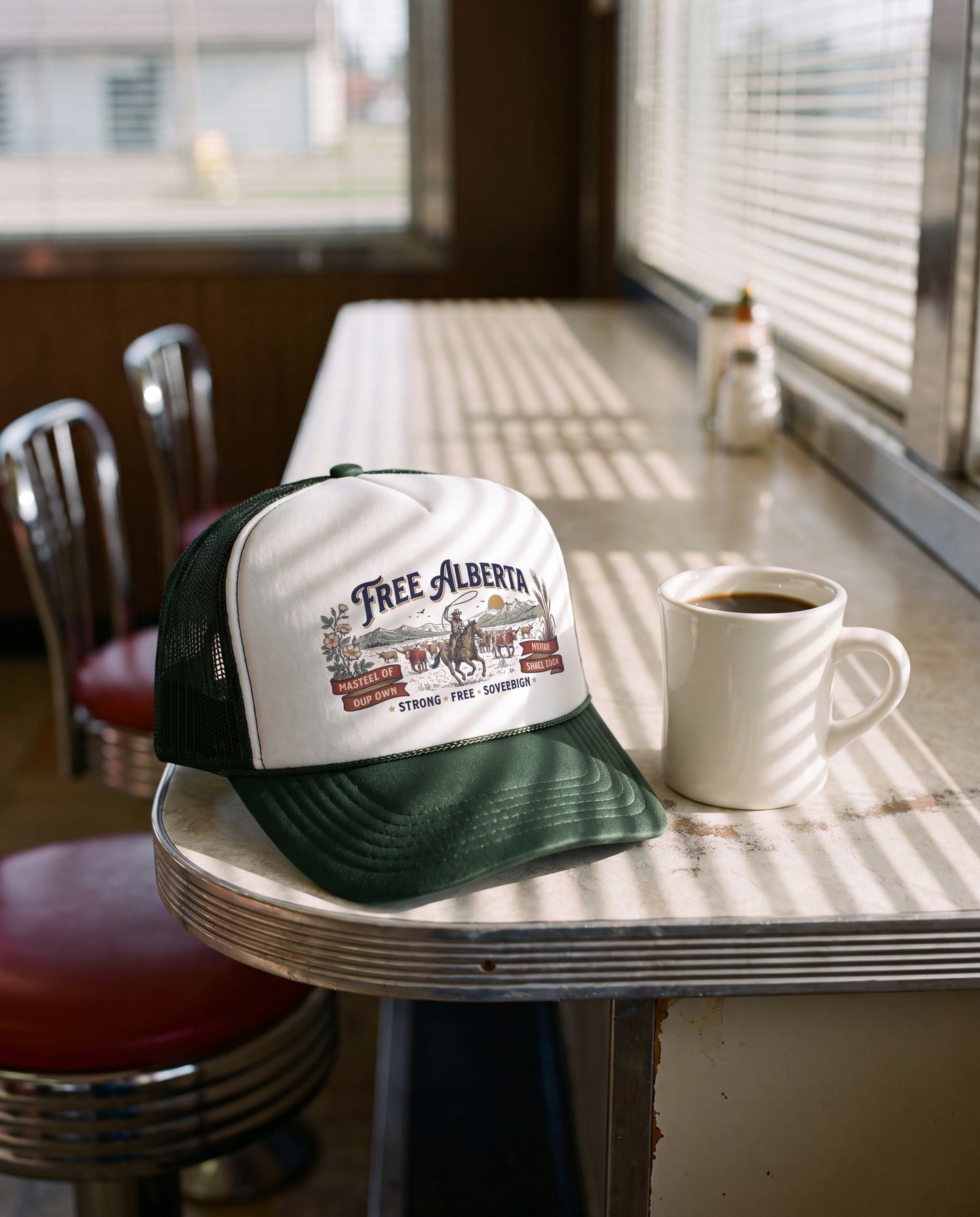 Masters of Our Own House — Vintage Western Foam Alberta Trucker