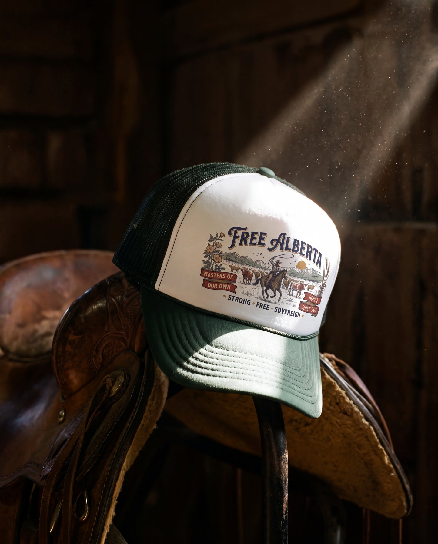 Masters of Our Own House — Vintage Western Foam Alberta Trucker