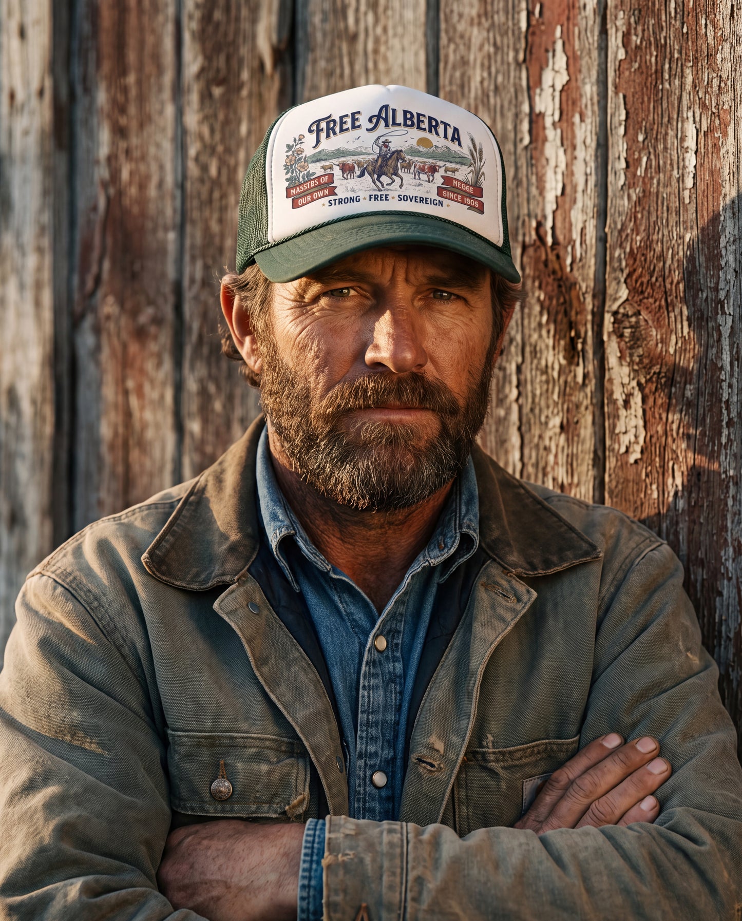 Masters of Our Own House — Casquette de camionneur vintage Western Foam Alberta