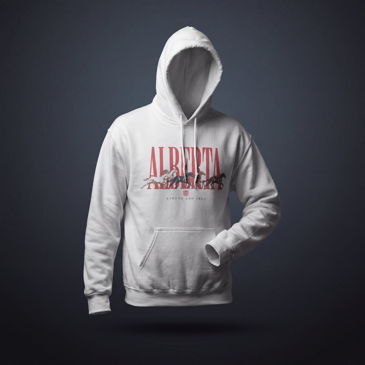 Alberta Unisex Hoodie | Vintage Western Alberta Pride Pullover