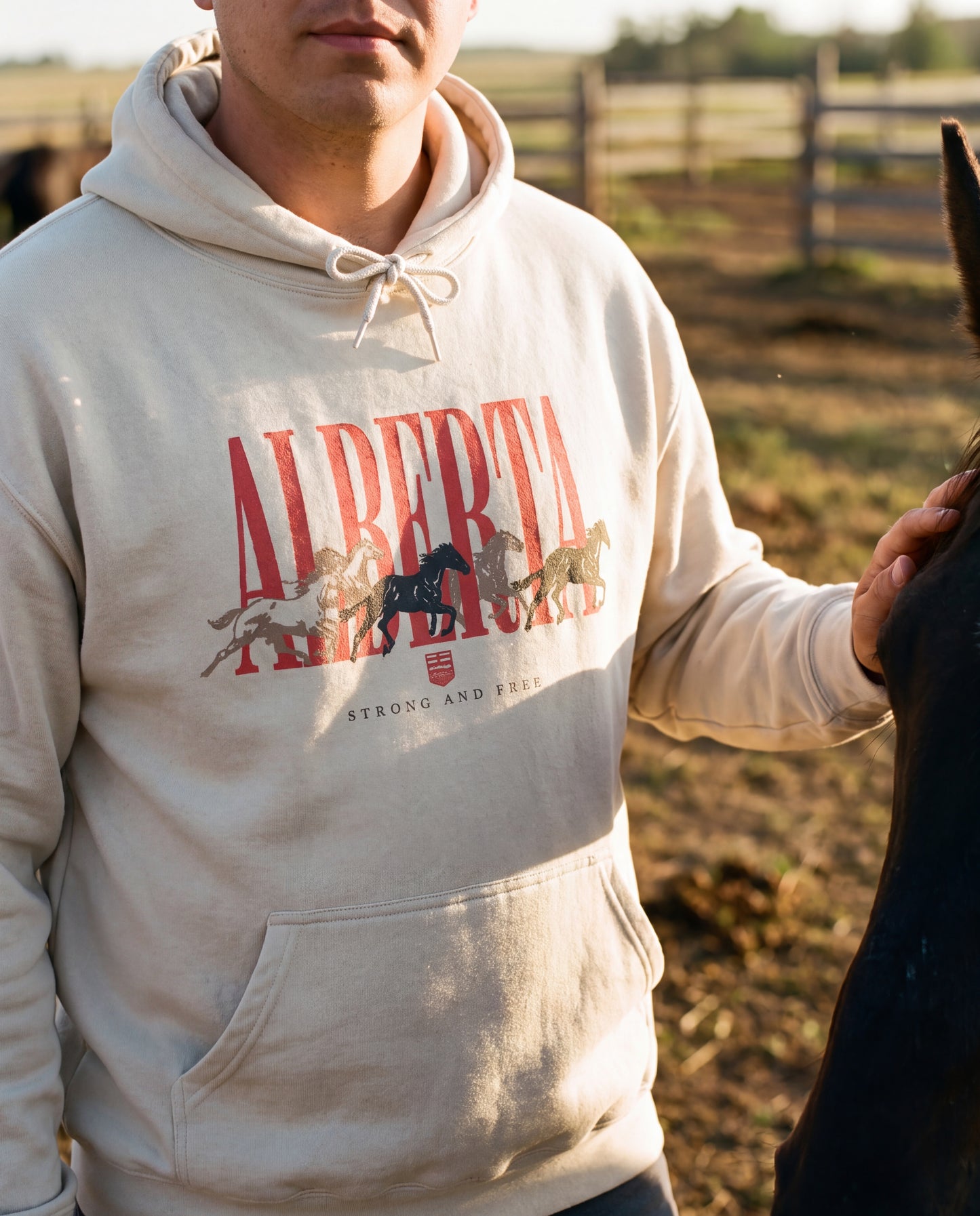Alberta Unisex Hoodie | Vintage Western Alberta Pride Pullover