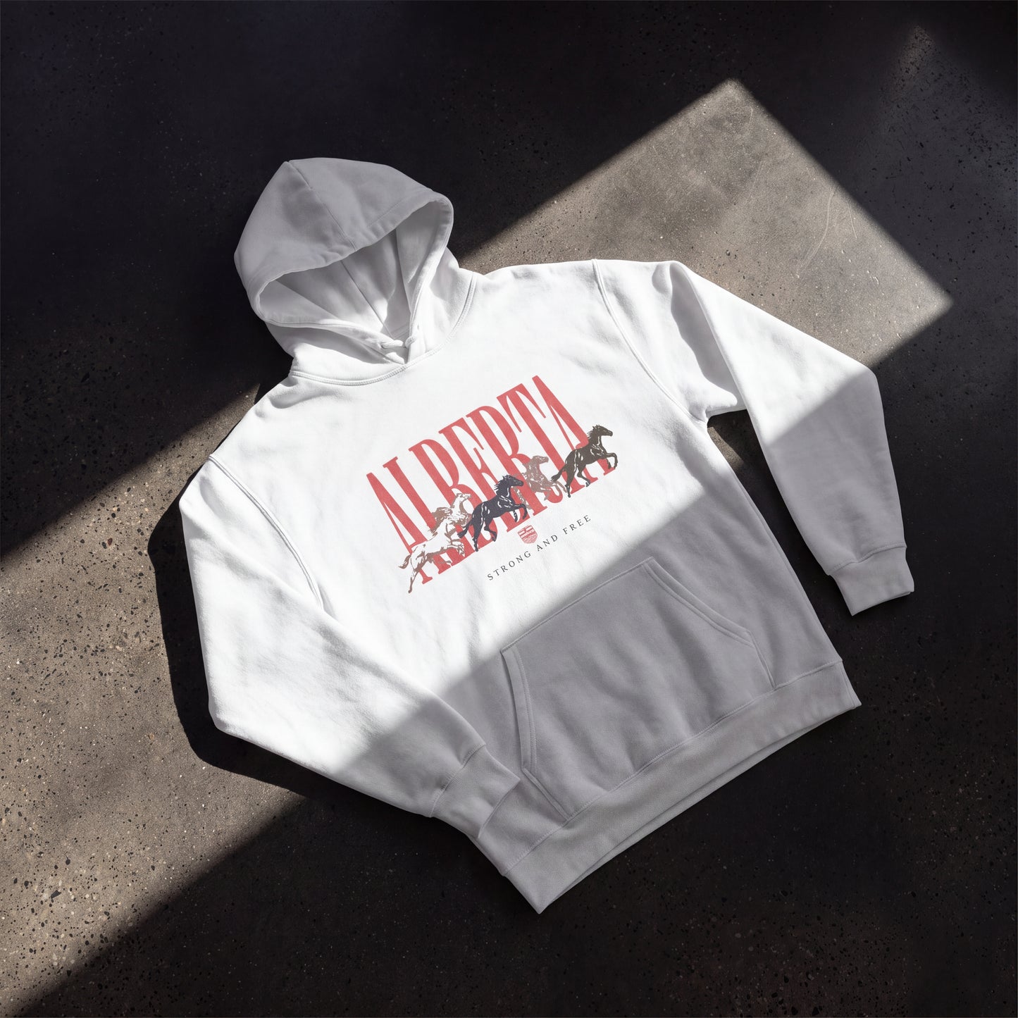Alberta Unisex Hoodie | Vintage Western Alberta Pride Pullover