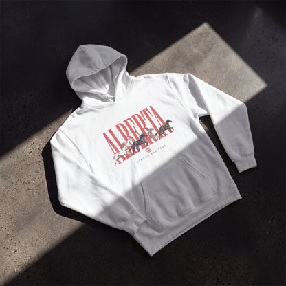Alberta Unisex Hoodie | Vintage Western Alberta Pride Pullover