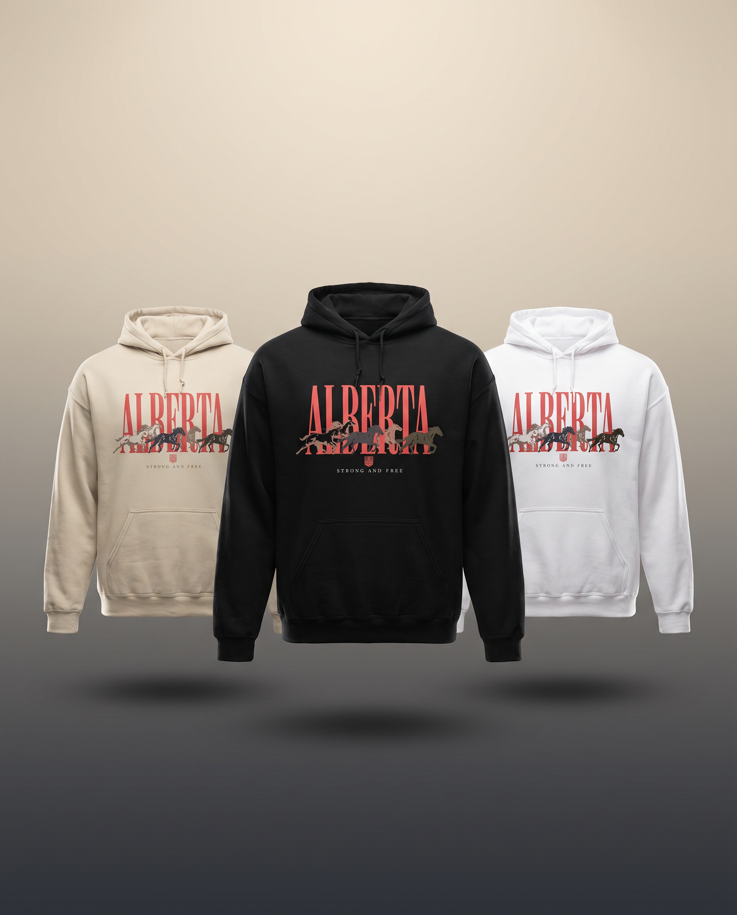 Alberta Unisex Hoodie | Vintage Western Alberta Pride Pullover