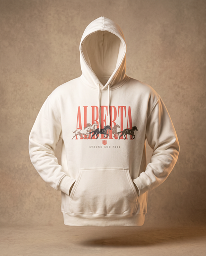 Alberta Unisex Hoodie | Vintage Western Alberta Pride Pullover