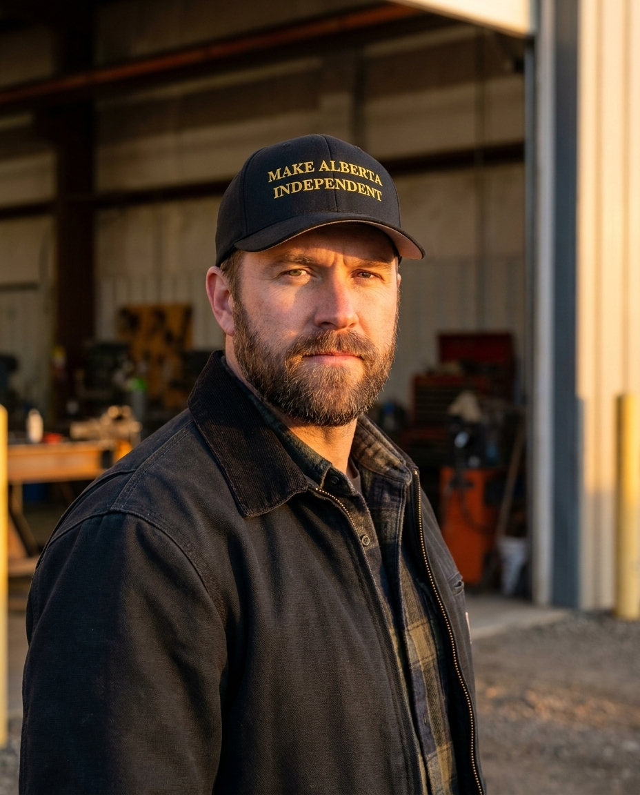 Make Alberta Independent Embroidered FlexFit Hat