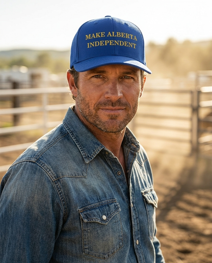 Make Alberta Independent Embroidered FlexFit Hat