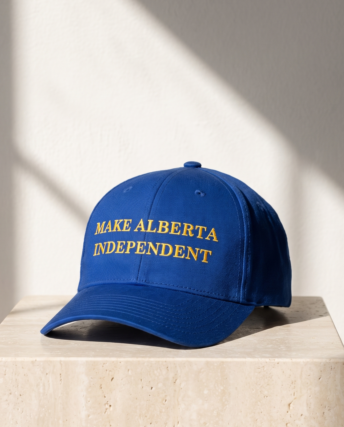 Make Alberta Independent Embroidered FlexFit Hat