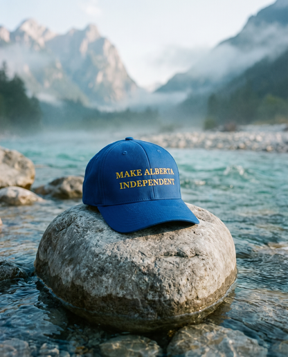 Make Alberta Independent Embroidered FlexFit Hat