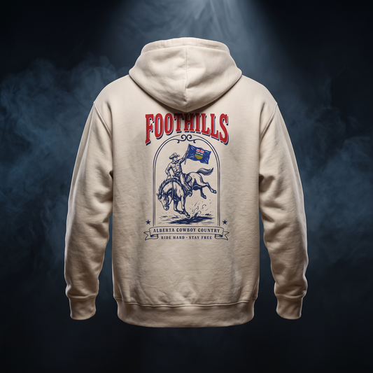 Alberta Cowboy Country | Vintage Rodeo Hoodie