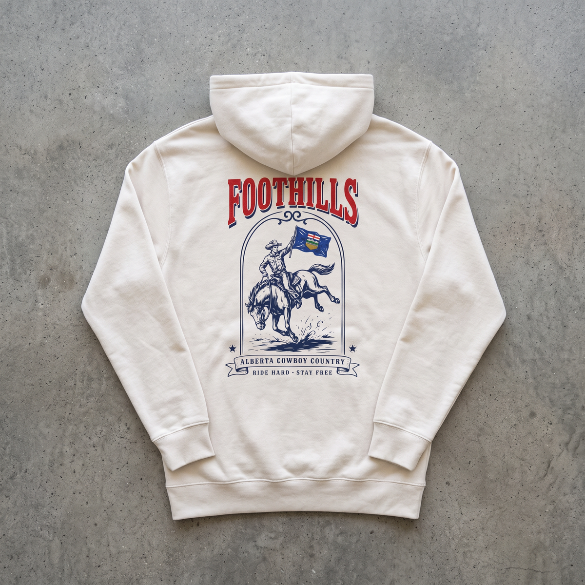 Alberta Cowboy Country | Vintage Rodeo Hoodie