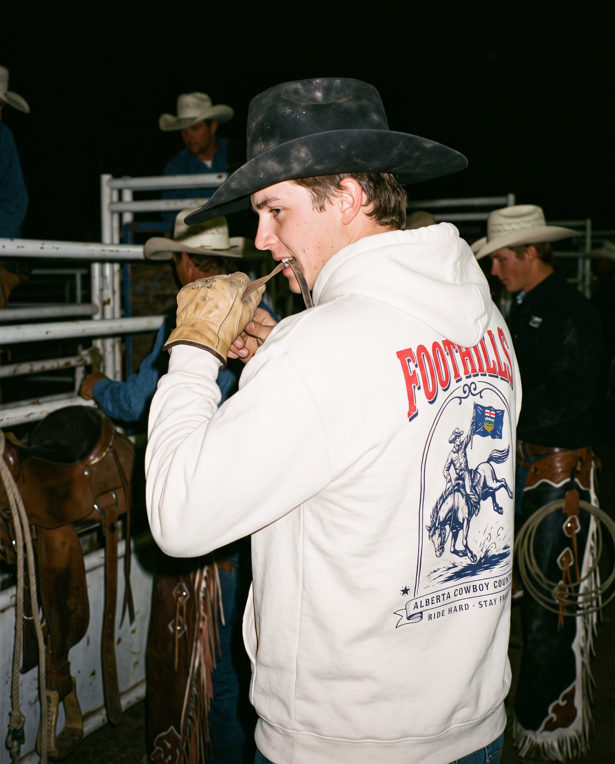 Alberta Cowboy Country | Vintage Rodeo Hoodie