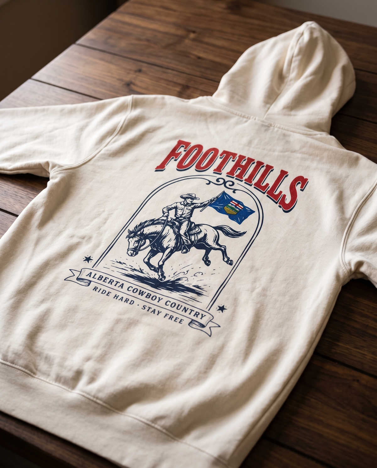 Alberta Cowboy Country | Vintage Rodeo Hoodie