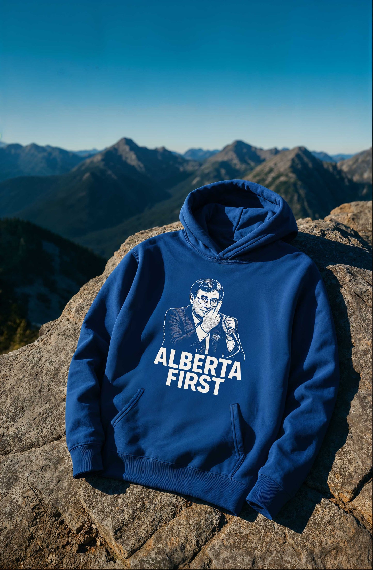 Alberta First "The Gesture" Oversized Premium Hoodie (Unisex)
