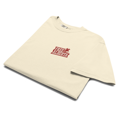 Stampede Rider Free Alberta T-Shirt (Unisex)