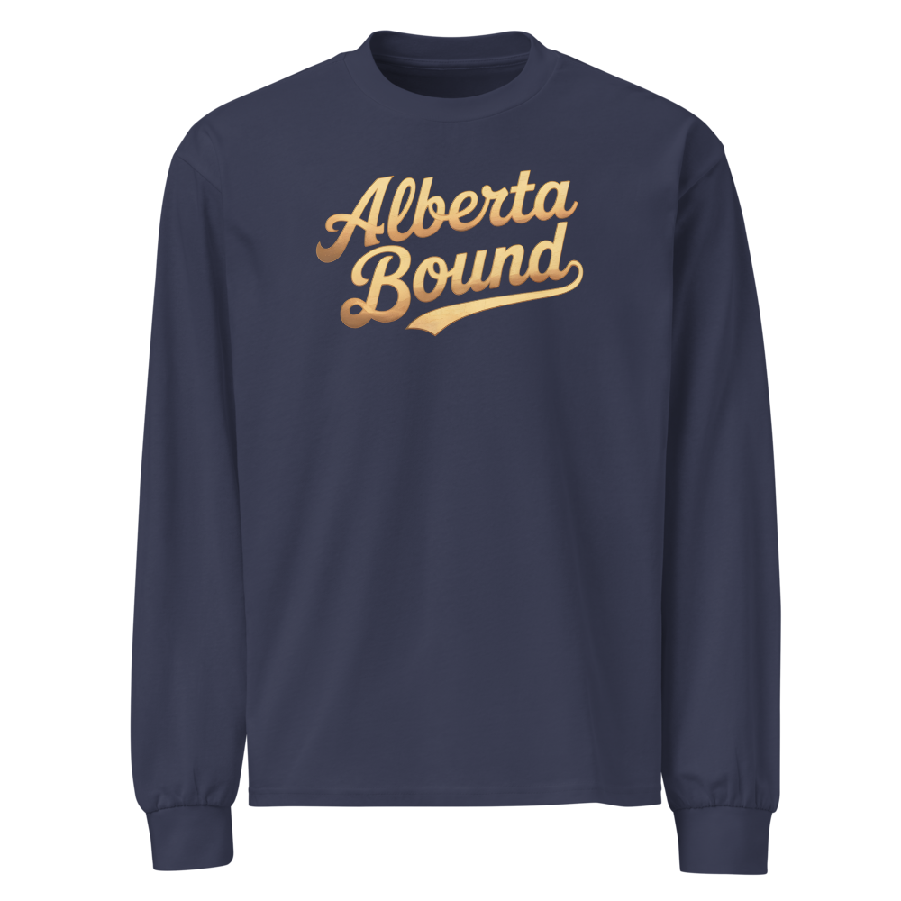 Alberta Bound Premium Quality Heavyweight Long Sleeve Shirt (Unisex)