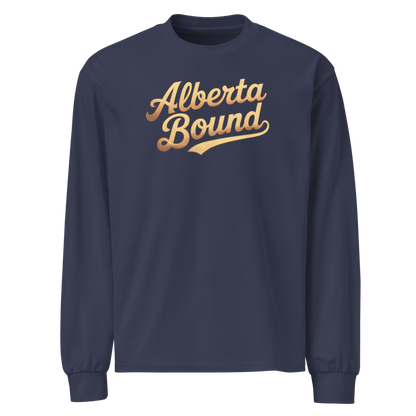 Alberta Bound Premium Quality Heavyweight Long Sleeve Shirt (Unisex)