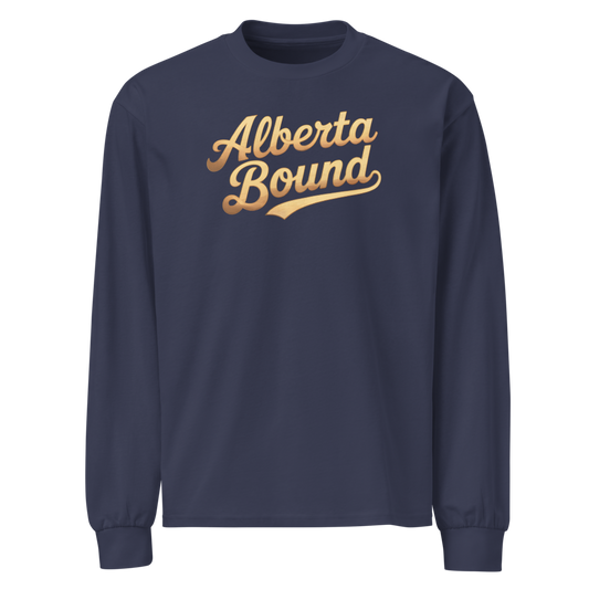 Alberta Bound Premium Quality Heavyweight Long Sleeve Shirt (Unisex)