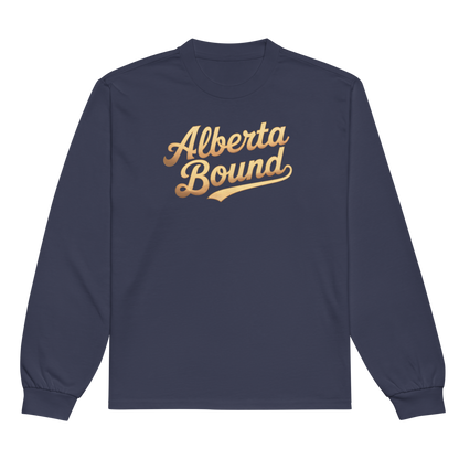 Alberta Bound Premium Quality Heavyweight Long Sleeve Shirt (Unisex)