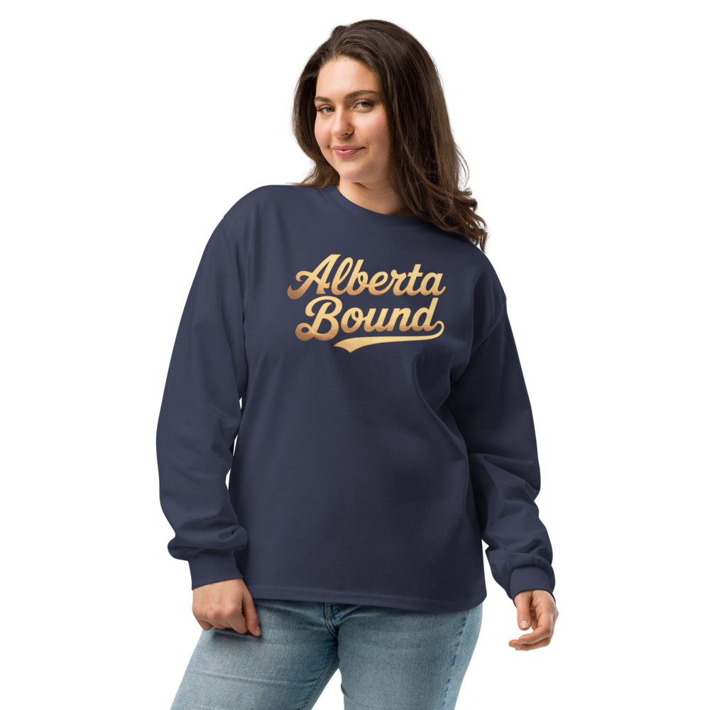 Alberta Bound Premium Quality Heavyweight Long Sleeve Shirt (Unisex)