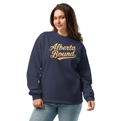 Alberta Bound Premium Quality Heavyweight Long Sleeve Shirt (Unisex)