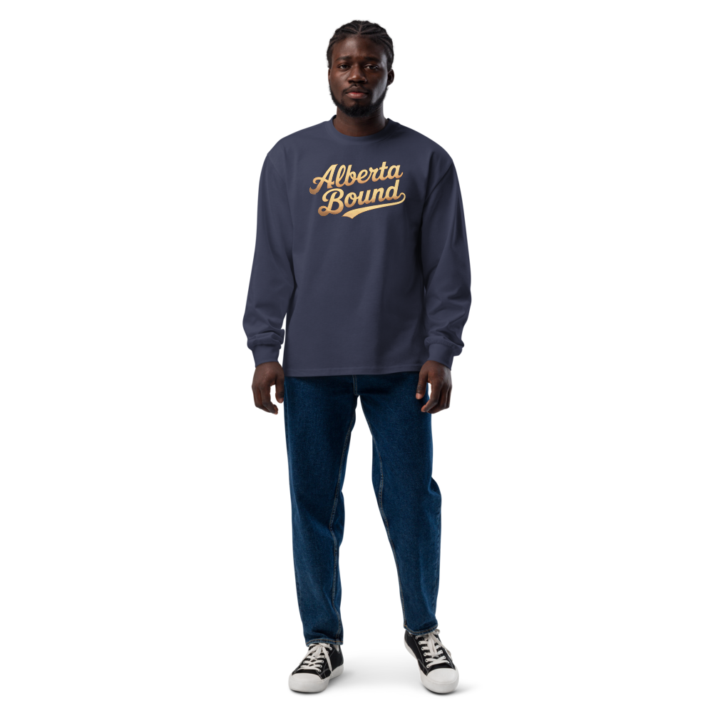 Alberta Bound Premium Quality Heavyweight Long Sleeve Shirt (Unisex)