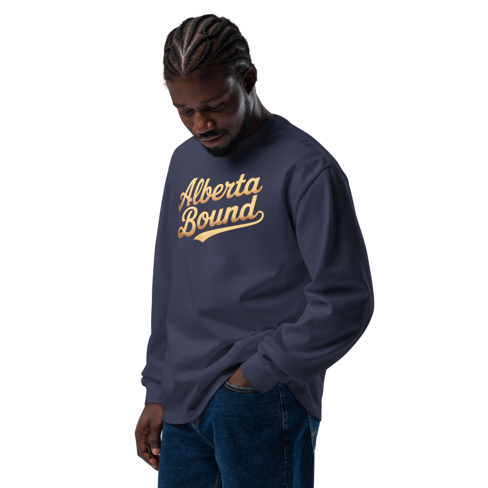 Alberta Bound Premium Quality Heavyweight Long Sleeve Shirt (Unisex)