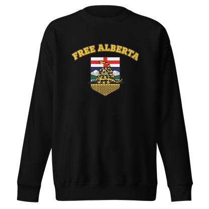 Free Alberta Rattlesnake Sweatshirt (Unisex)