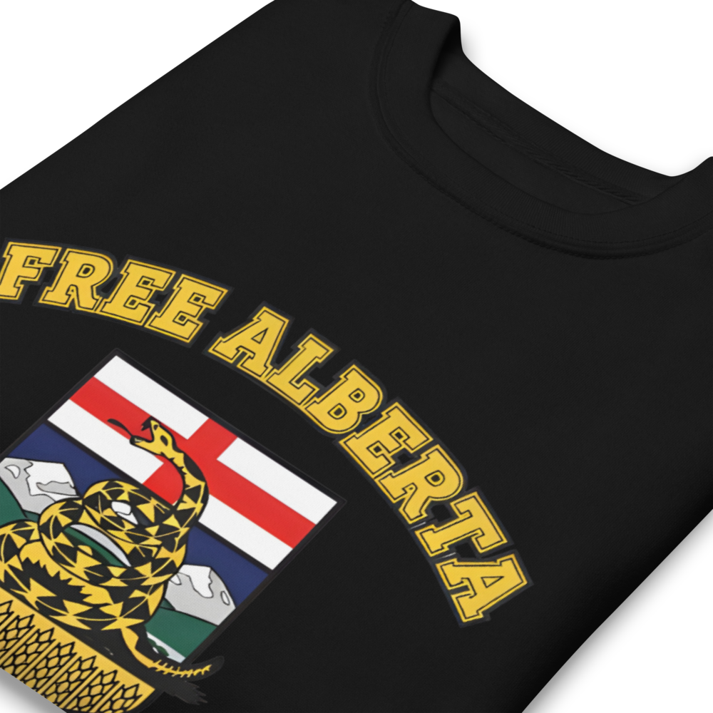 Free Alberta Rattlesnake Sweatshirt (Unisex)