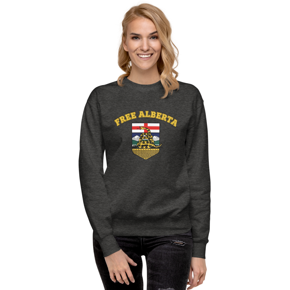 Free Alberta Rattlesnake Sweatshirt (Unisex)