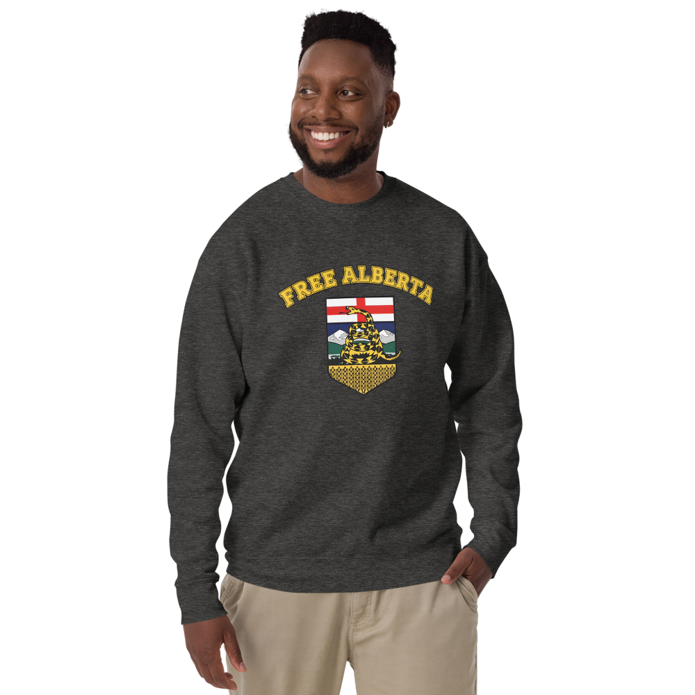 Free Alberta Rattlesnake Sweatshirt (Unisex)
