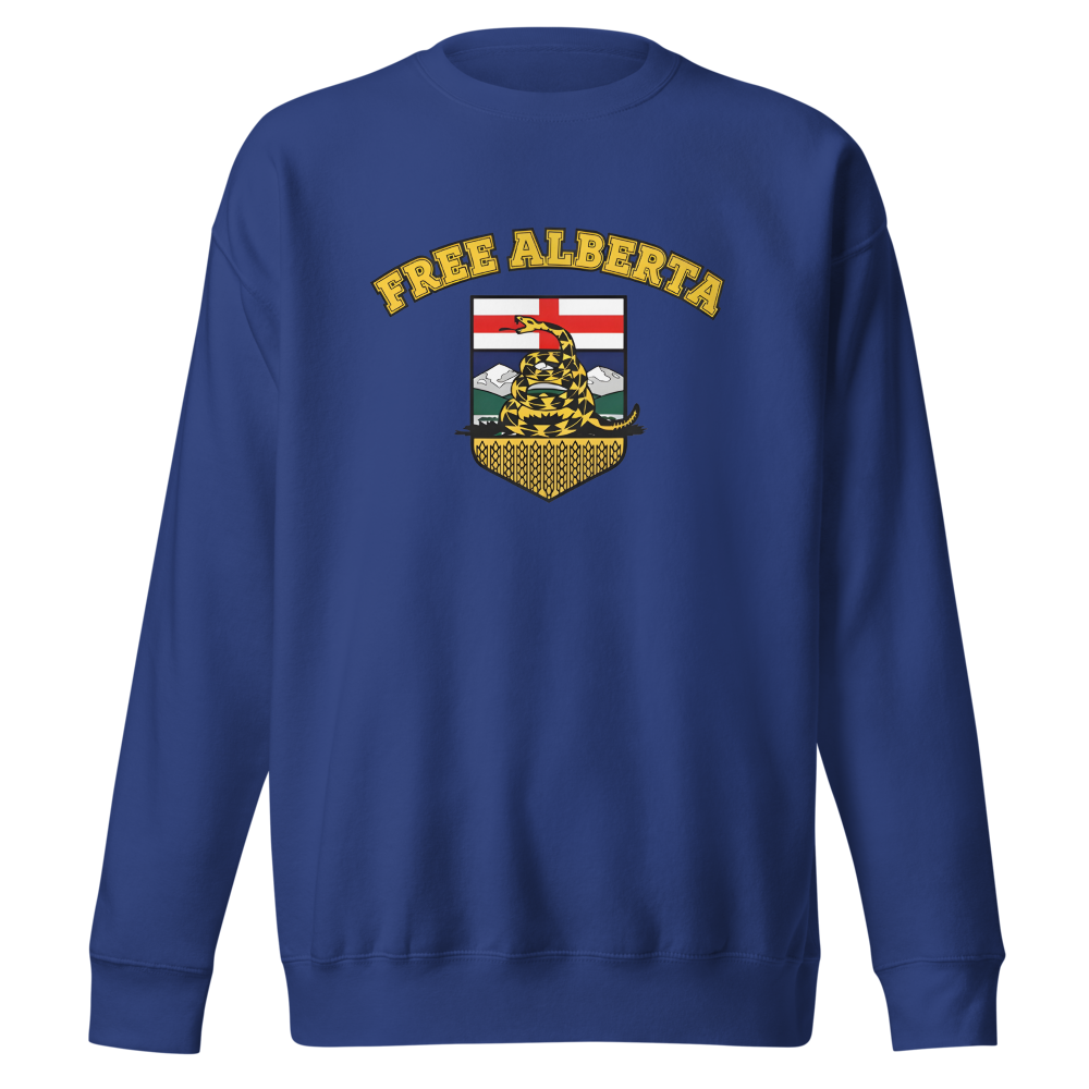 Free Alberta Rattlesnake Sweatshirt (Unisex)