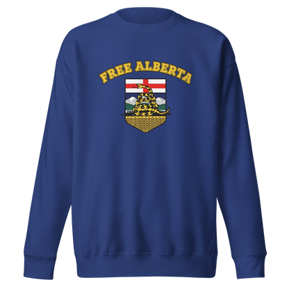 Free Alberta Rattlesnake Sweatshirt (Unisex)