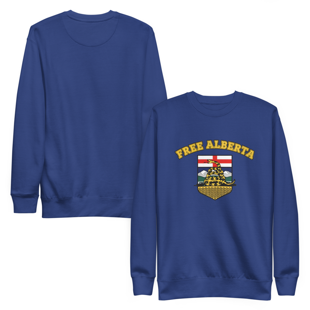 Free Alberta Rattlesnake Sweatshirt (Unisex)