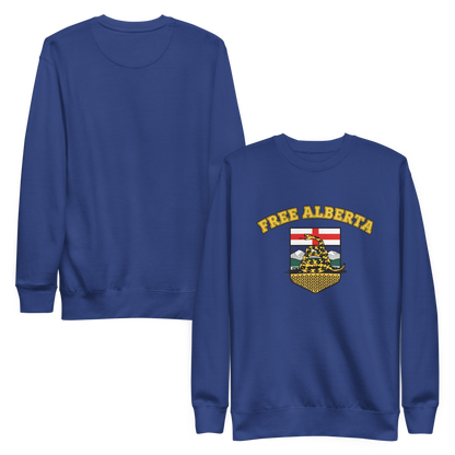 Free Alberta Rattlesnake Sweatshirt (Unisex)