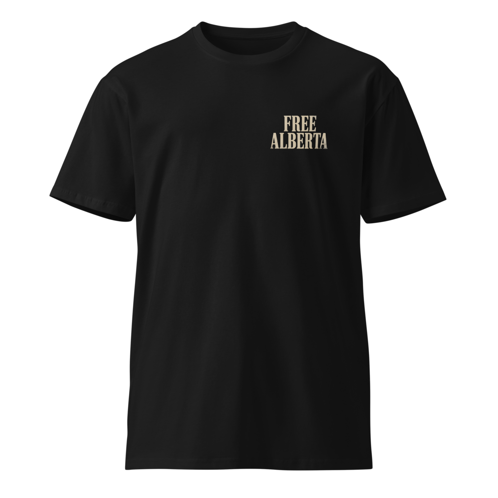 Free Albertan Cowboy Unisex Premium T-Shirt