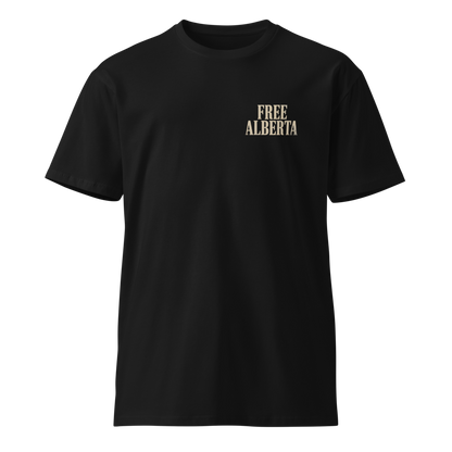 Free Albertan Cowboy Unisex Premium T-Shirt
