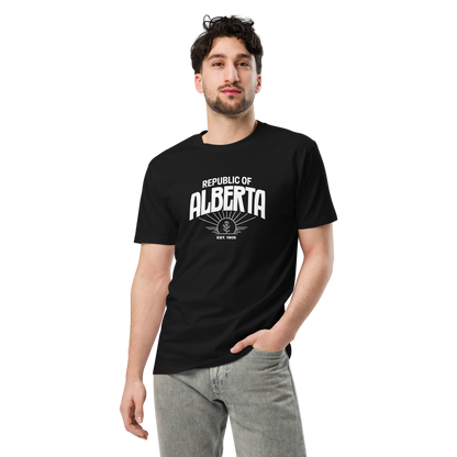 Republic of Alberta Black Vintage Premium Quality Shirt (Unisex)