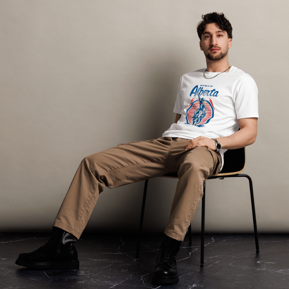 Rider Of The Republic Premium Quality T-shirt - White (Unisex)