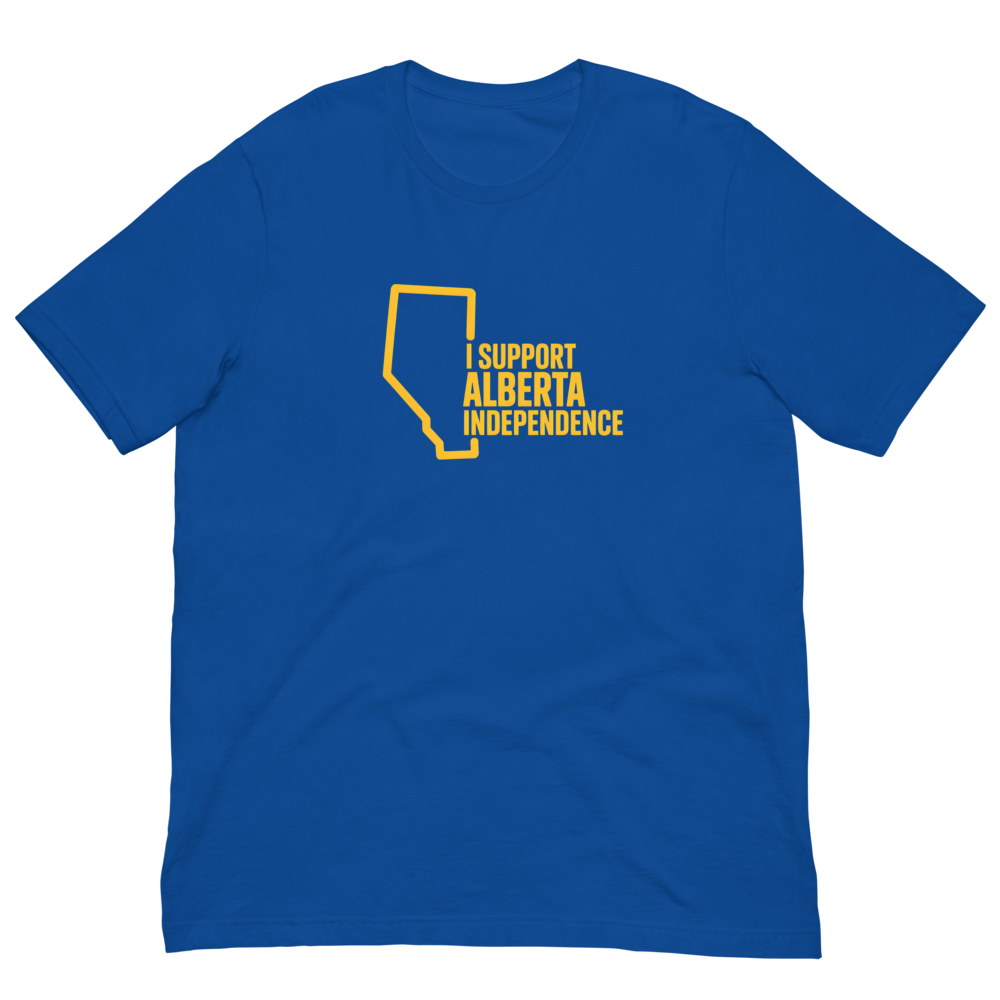 Royal Blue Support Independence T-Shirt (Unisex)