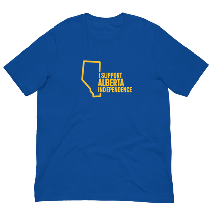 Royal Blue Support Independence T-Shirt (Unisex)