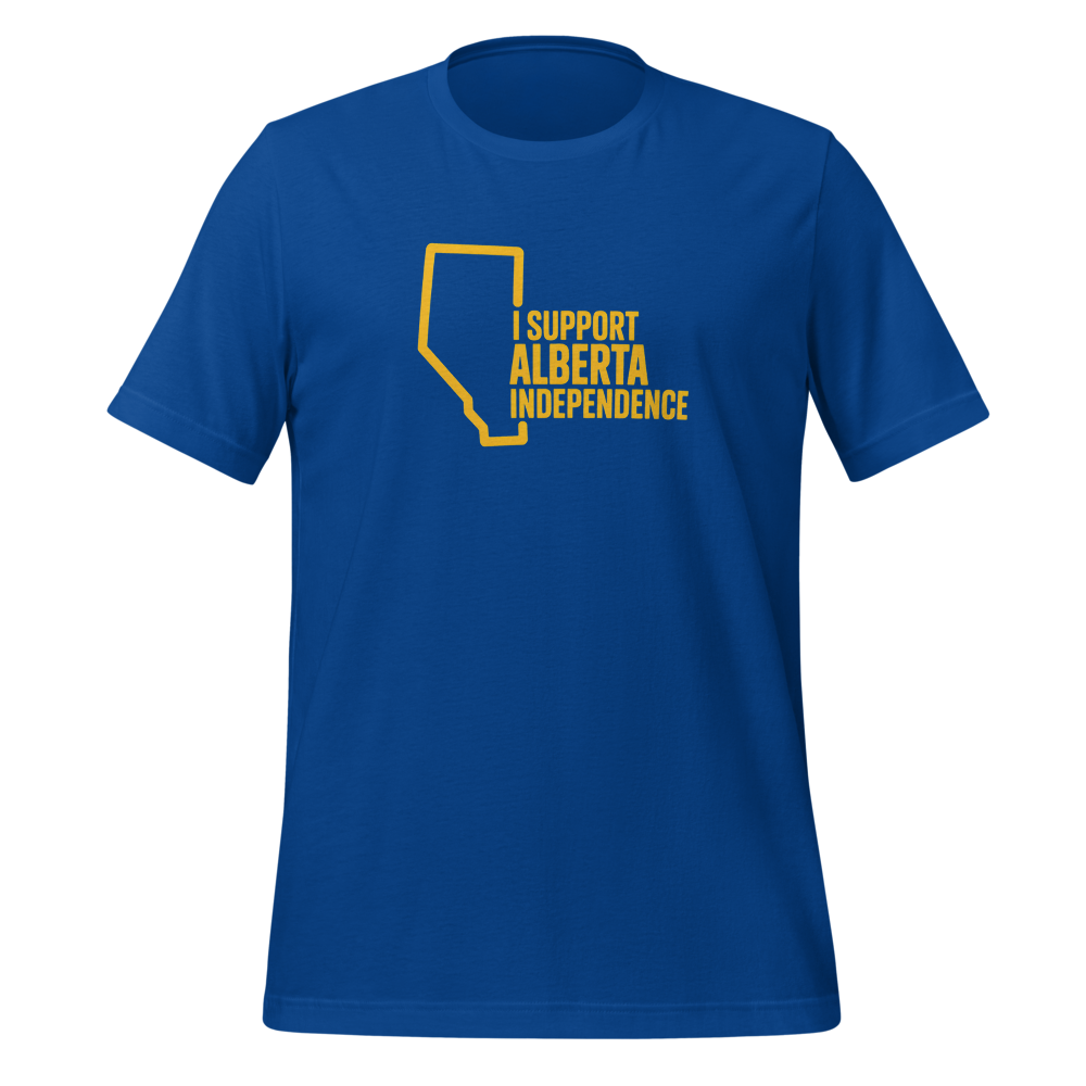 Royal Blue Support Independence T-Shirt (Unisex)