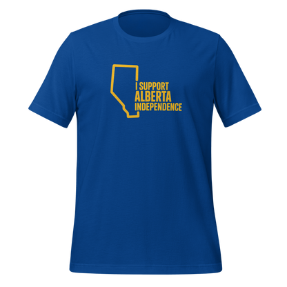 Royal Blue Support Independence T-Shirt (Unisex)