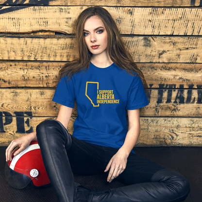 Royal Blue Support Independence T-Shirt (Unisex)