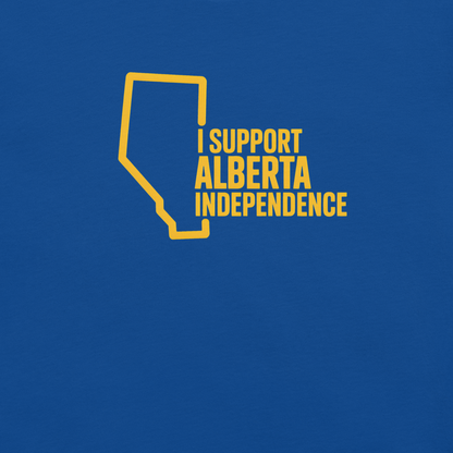 Royal Blue Support Independence T-Shirt (Unisex)