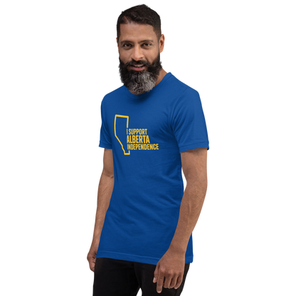 Royal Blue Support Independence T-Shirt (Unisex)