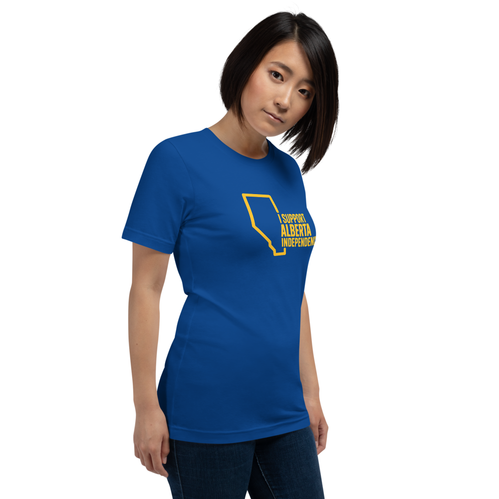 Royal Blue Support Independence T-Shirt (Unisex)