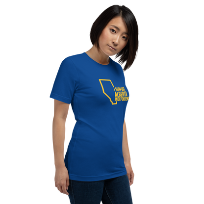 Royal Blue Support Independence T-Shirt (Unisex)